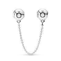 Серебряная защитная цепочка Pandora 796077 PZ, код: 7361183