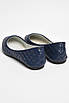 Балетки дитячі для дівчинки темно-синього кольору 176012T Безкоштовна доставка, фото 3