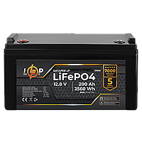 Аккумулятор LP LiFePO4 12,8V - 200 Ah (2560Wh) (BMS 150A/75А) пластик для ИБП Кешбек до 5%