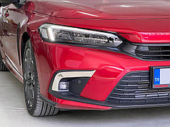 Накладки на противотуманки  2 шт  нерж.  для Honda Civic Sedan 2021-2024 рр