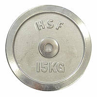 Диск для штанги HSF 15 кг (DBC 102-15) TP, код: 6619781