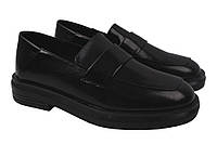 Туфлі на низькому ходу жіночі Berkonty натуральна шкіра колір Чорний 279-20DTC 40 PZ, код: 7434822