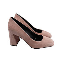 Туфлі жіночі Beratroni бежеві натуральна замша 25-22DT 39 PZ, код: 7510409