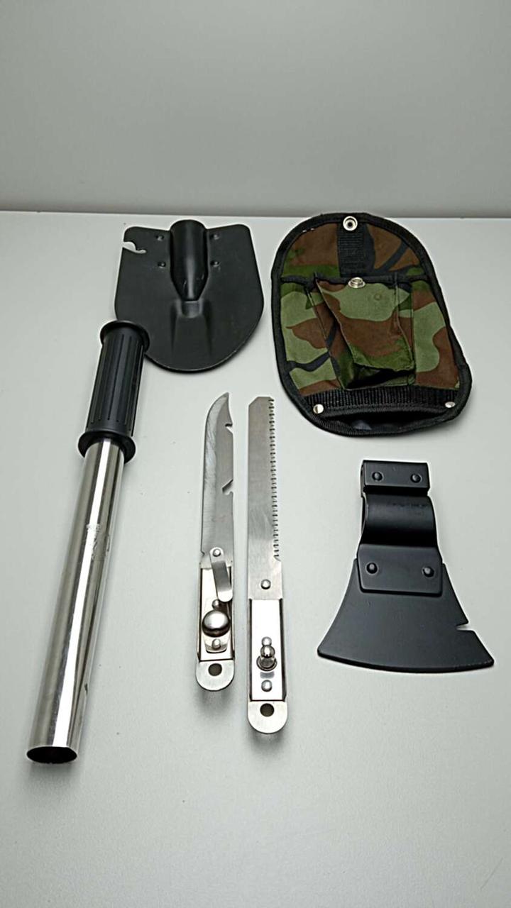 Лопати та бури Б/У Лопата-мультиінструмент туристична (лопата, сокира, ніж, пила)