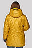 Молодіжна жіноча куртка на весну зі стьобаної плащівки, батальні розміри, фото 2
