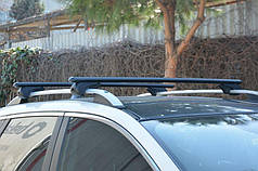 Перемички на звичайні рейлінги під ключ Bold Bar Lite V1  2 шт  Сірі для Chrysler C300 2004-2011рр