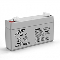 Акумуляторна батарея AGM Ritar RT613 6 V 1.3 Ah PP, код: 6663498