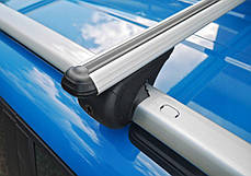 Перемички на звичайні рейлінги під ключ Bold Bar Lite V1  2 шт  Сірі для Cadillac SRX, фото 3