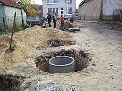 Септик из бетонных колец
