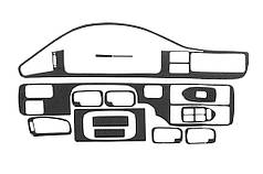 Накладки на панель  Meric  Карбон для Honda Civic 1991-1995 рр