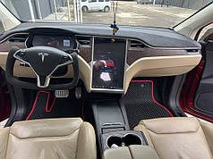 Килимки EVA  чорні  для Tesla Model X