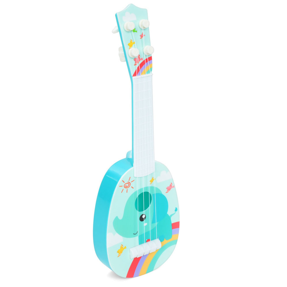 Дитяча музична іграшка Гітара Слон 898-37, 4 струни від PolinaToys
