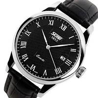 Оригинальные мужские часы SKMEI 9058LSIBKBK | Стильные статусные мужские наручные SB-791 часы стрелочные