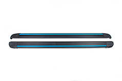 Бокові пороги Maya Blue  2 шт.  Алюміній  для Nissan X-Trail T33 / Rogue 2022-2024 рр