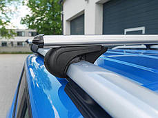 Перемички на звичайні рейлінги під ключ Bold Bar Lite V1  2 шт  Сірі для Lincoln MKX  2015-2024, фото 2