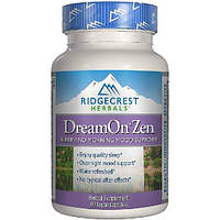 Комплекс для сна RidgeCrest Herbals DreamOn Zen 60 Veg Caps RCH162 DS, код: 7518999