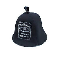 Банная шапка Luxyart Jack Daniels искусственный фетр черный (LA-748) CP, код: 8259748