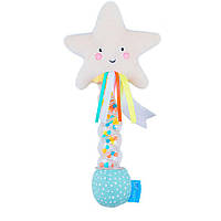 Игрушка погремушка для малышей Звездочка Taf Toys DD656576 FG, код: 7427394