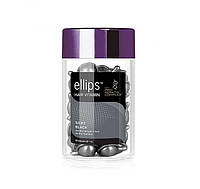 Витамины-масло для волос Шелковая ночь с Про-Кератиновым Комплексом Ellips 50 шт PM, код: 8163829