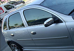 Молдинг дверний  4 шт  нерж.  для Opel Corsa C 2000-2024 рр