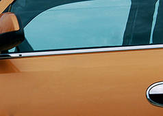 Зовнішня окантовка стекол  4 шт  нерж  для Opel Corsa C 2000-2024 рр