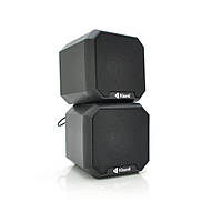 Колонки для ПК и ноутбука Kisonli KS-02 Multimedia speaker USB - 2.0 AUX 3.5 mm 2x3W Black KC, код: 8151941