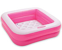 Детский надувной бассейн Intex 85х85х23 см Розовый (57100-1) KC, код: 1669304