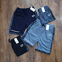 Мужские спортивные шорты длинные, хлопок "НАТАЛИ" 3 кармана Art: 049-2 Опт(упаковками по 12 шт.)