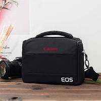 Сумка для фотоаппарата Canon EOS, противоударный чехол Кенон Черный (IBF062B1) DS, код: 6623186