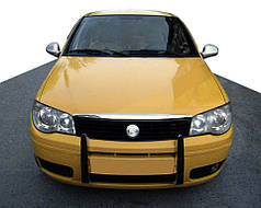 Кромка капоту  нерж.  для Fiat Albea 2002-2024 рр