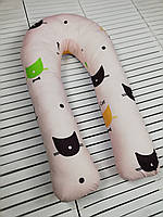 Подушка для беременных Beans Bag Подкова Котики UN, код: 1709795