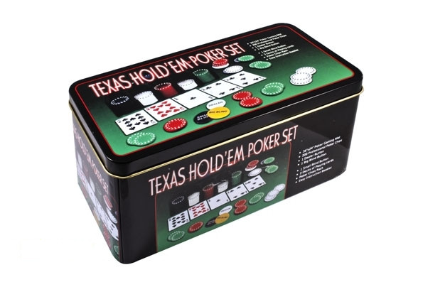 Набір DUKE для гри в покер 200 фішок 2 колоди карт ігрове поле в алюмінієвому кейсі (TC04200 GM, код: 7335880