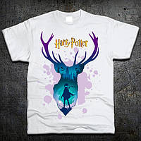 Футболка Fruit of the Loom Патронус Гарри Поттер Patronus Harry Potter Белый XXL (7194114) FG, код: 7584285