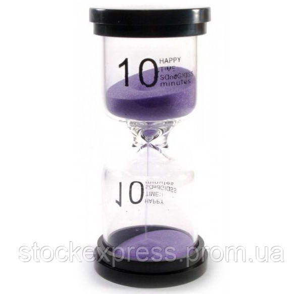 Часы песочные (10 минут) фиолетовый 10 см (DN30777B) SE, код: 6445103 - фото 1 - id-p2168474365