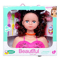 Кукла-манекен для причесок Dream girl шатенка MIC (MY771-1 2 3) PP, код: 8343327