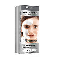 Белая маска Коллаген Экспресс для лица Revuele 80 мл KC, код: 8213774