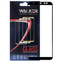 Защитное стекло Walker 3D Full Glue для Samsung J810 Galaxy J8 2018 Black PZ, код: 7338855