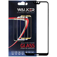 Защитное стекло Walker 3D Full Glue для Nokia 6.1 Plus X6 Black PZ, код: 7436143