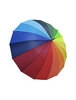 Зонт-трость полуавтомат TheBest 8052 Радуга на 16 спиц Разноцветный z116-2024