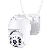 IP камера видеонаблюдения RIAS N3 Wi-Fi PTZ 2MP 3G 4G уличная White (3_00324) FS, код: 7540048