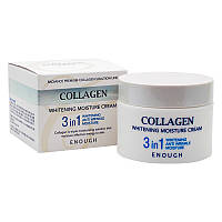 Крем для лица Enough Collagen Whitening Moisture Cream 3 in1 50 мл FS, код: 6596297