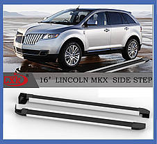 Бокові пороги ОЕМ V1  2 шт  для Lincoln MKX  2015-2024, фото 3