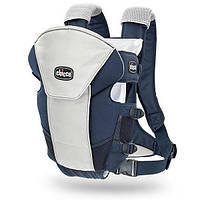 Эрго нагрудная рюкзак-кенгуру для младенцев Chicco Ultrasoft Magic Синий с серым (1120710703) KC, код: 1551463