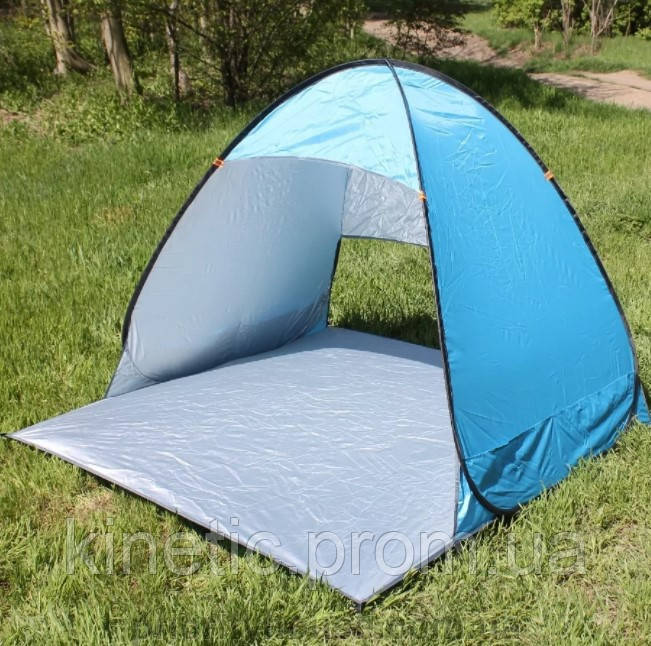 Палатка пляжная DT двухместная самораскладывающаяся 150 x 165 x 110 см Синяя KC, код: 6659532 - фото 2 - id-p2168579044