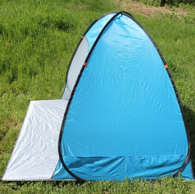 Палатка пляжная DT двухместная самораскладывающаяся 150 x 165 x 110 см Синяя KC, код: 6659532 - фото 3 - id-p2168579044