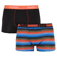 Труси-боксери Puma Worldhood Stripe Trunk M 2 пари black red blue (501004001-030) KC, код: 2467423