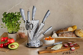 Набір кухонних ножів Edenberg EB-914 8 предметів сірий