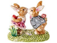 Декоративная фигурка Свидание кроликов 11 см Lefard AL113892 TE, код: 7431259