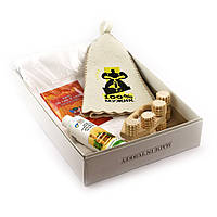 Подарочный набор для сауны Sauna Pro 13 100% мужик (N-145) KP, код: 376413