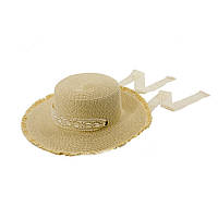Шляпа канотье МИЛАНА беж SumWin 55-58 TV, код: 7571757